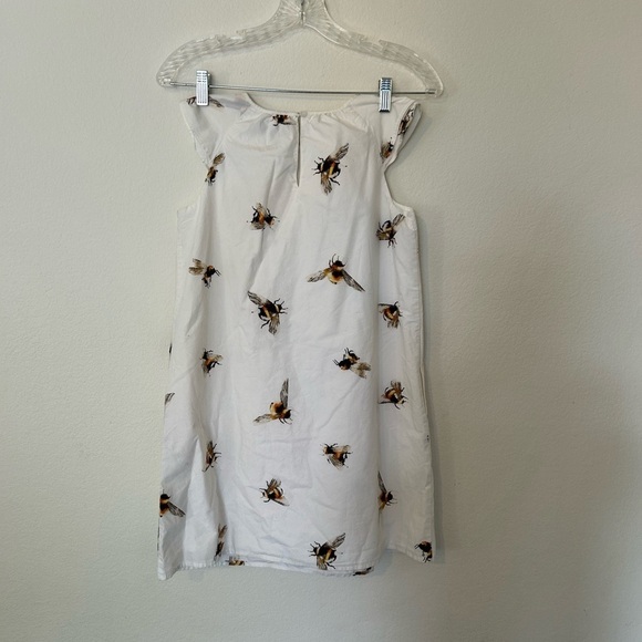 Victoria Beckham Target Girls Bee Print Cap Sleeve Peasant Dress Size L - Picture 2 of 6